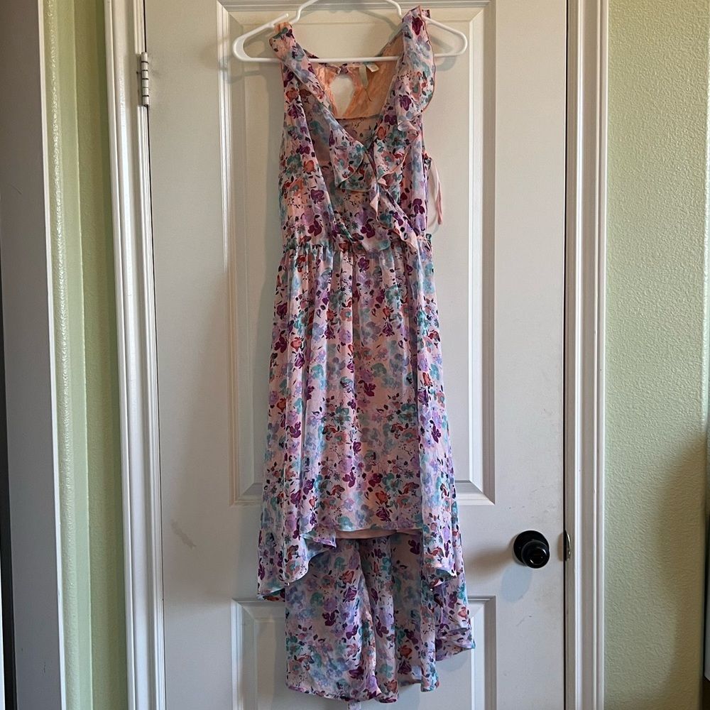 Disney Cinderella high / low  floral dress ( juniors)